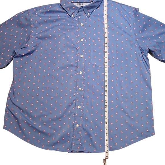 IZOD Flamingo Button Down Shirt - Picture 6 of 7